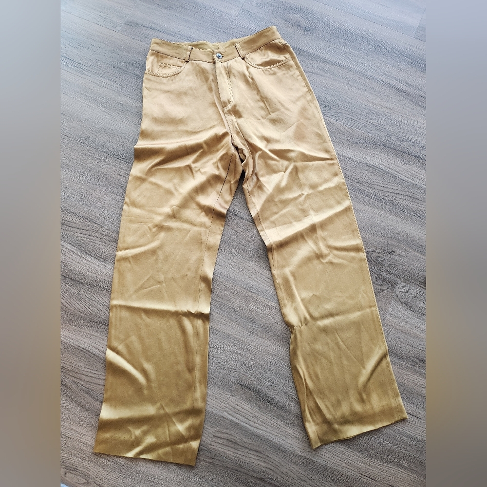 Vintage C'est Duo Black Label Gold Slacks